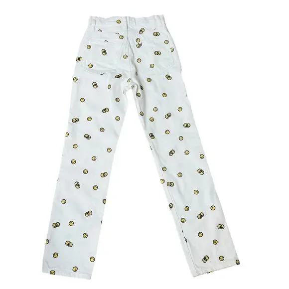 NEW Reformation Mixed Emotions High Rise Straight Jeans Size 23 Cotton 100% - Picture 7 of 13